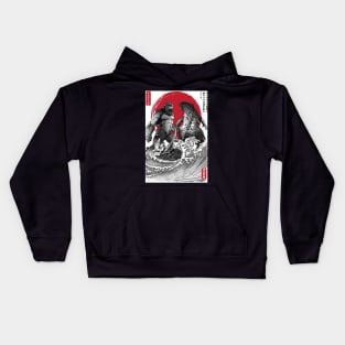 Battle for the Ages sumi-e Kids Hoodie